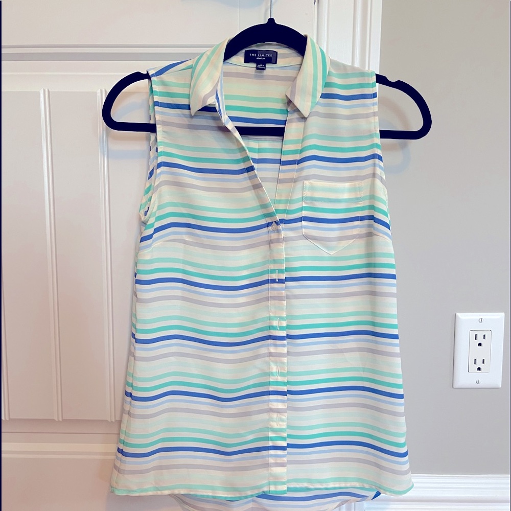 The Limited sleeveless blouse